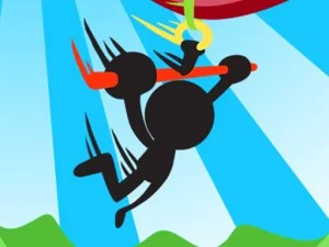Stickman sărind